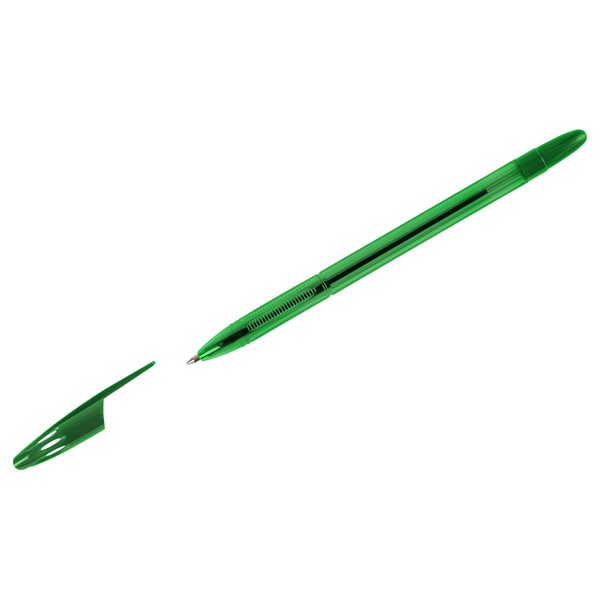 Ручка масл. зеленая 0,7мм "555" /50/