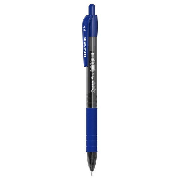 Ручка масл. синяя 0,7мм "Classic Pro" грипп-зона /24/