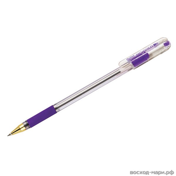 Ручка масл. фиолет. 0,5мм "MC Gold" /12/