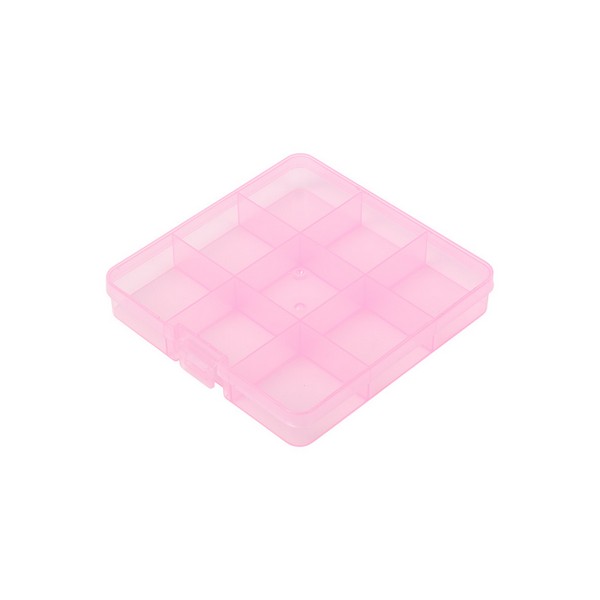 Контейнер пластмассовый секционный розовый