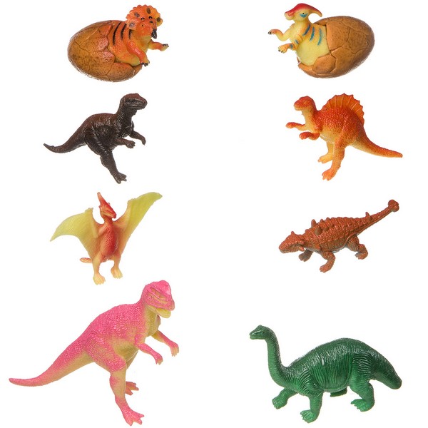 Набор животных "Ребятам о Зверятах" динозавры 8 шт.