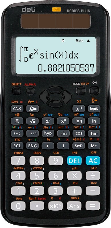 Калькулятор научн. 12+2 разр. 417 функций черный