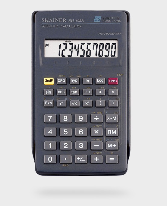Калькулятор научн.  8+2 разр.  56 функций