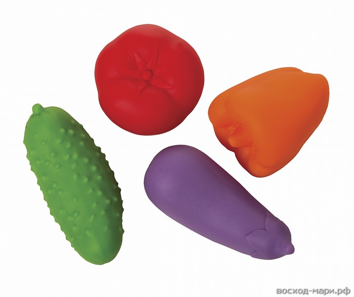 Набор резиновых игрушек "Овощи 1"
