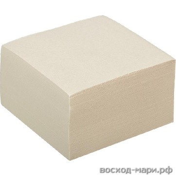 Блок бумаги 9х9х5 см белый 65г