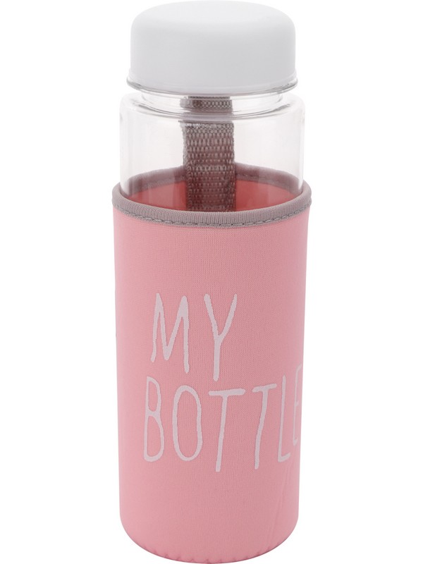 Бутылочка д/воды 500мл, Это моя бутылка  чехол розовый 