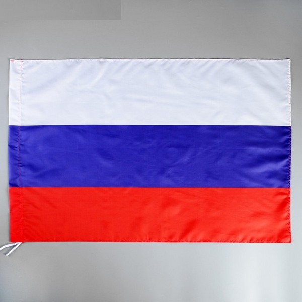 Флаг России 60*90 см полиэфирный шелк