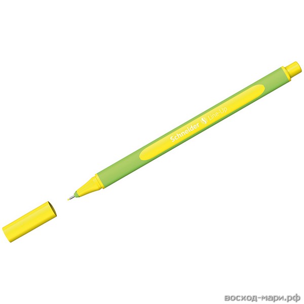 Ручка капиллярная 0,4мм "Line-Up" неоновая желтая