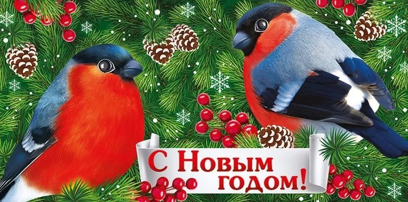 Конверт д/денег "С Новым годом!"