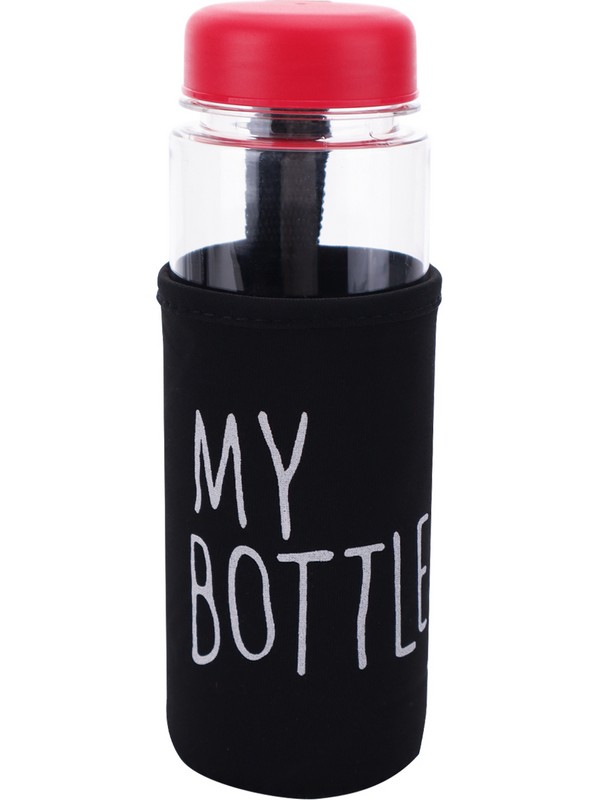 Бутылочка д/воды 500мл, Это моя бутылка чехол чёрный 