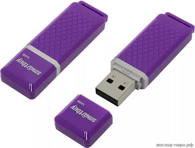 Флэш-драйв   8Gb USB2.0 Smartbuy Quartz Violet