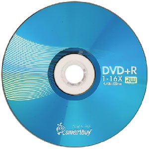 DVD+R 16x 4.7Gb SmartBuy CB-25/250