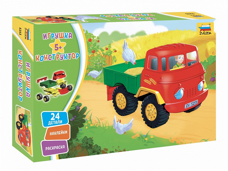 Сборная модель "Детский грузовичок"  L=11,5см