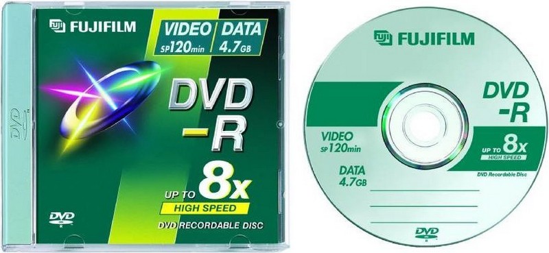 DVD-R 16x 4.7Gb Fujifilm Jewel Case