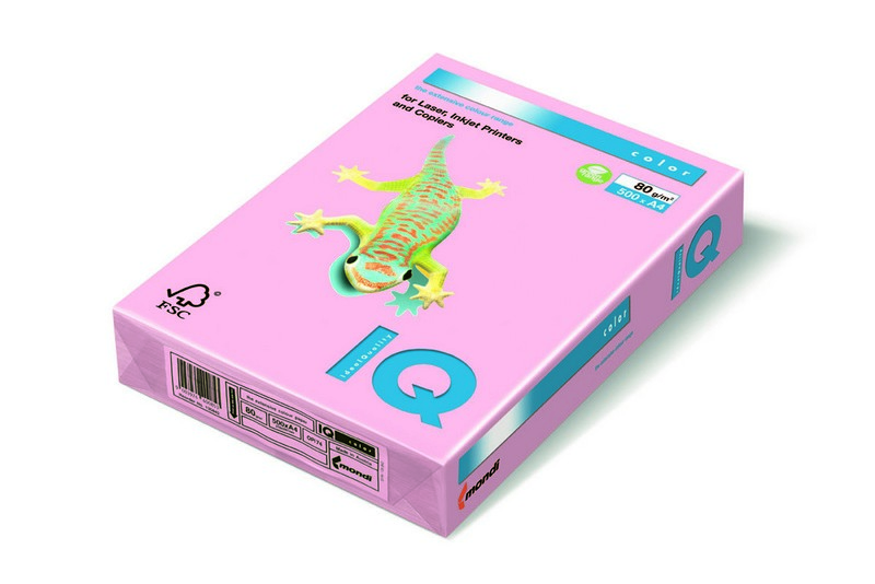 Бумага А3  80г 500л. IQ Color Pale розовый фламинго/5/
